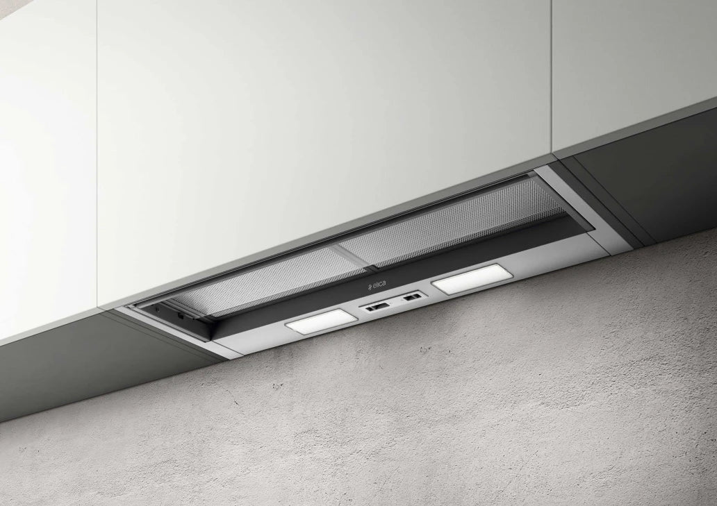 Elica CIAK 2.0 GR/A/90 Inbouwdampkap Roestvrij Staal – Stil, Efficiënt & Uittrekbaar voor Perfecte Afzuiging - 90CM