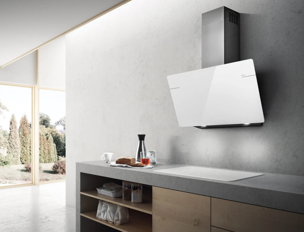 Wanddampkap Elica L'ESSENZA WH/A/90 – Wit, Krachtige 90 cm Afzuiging