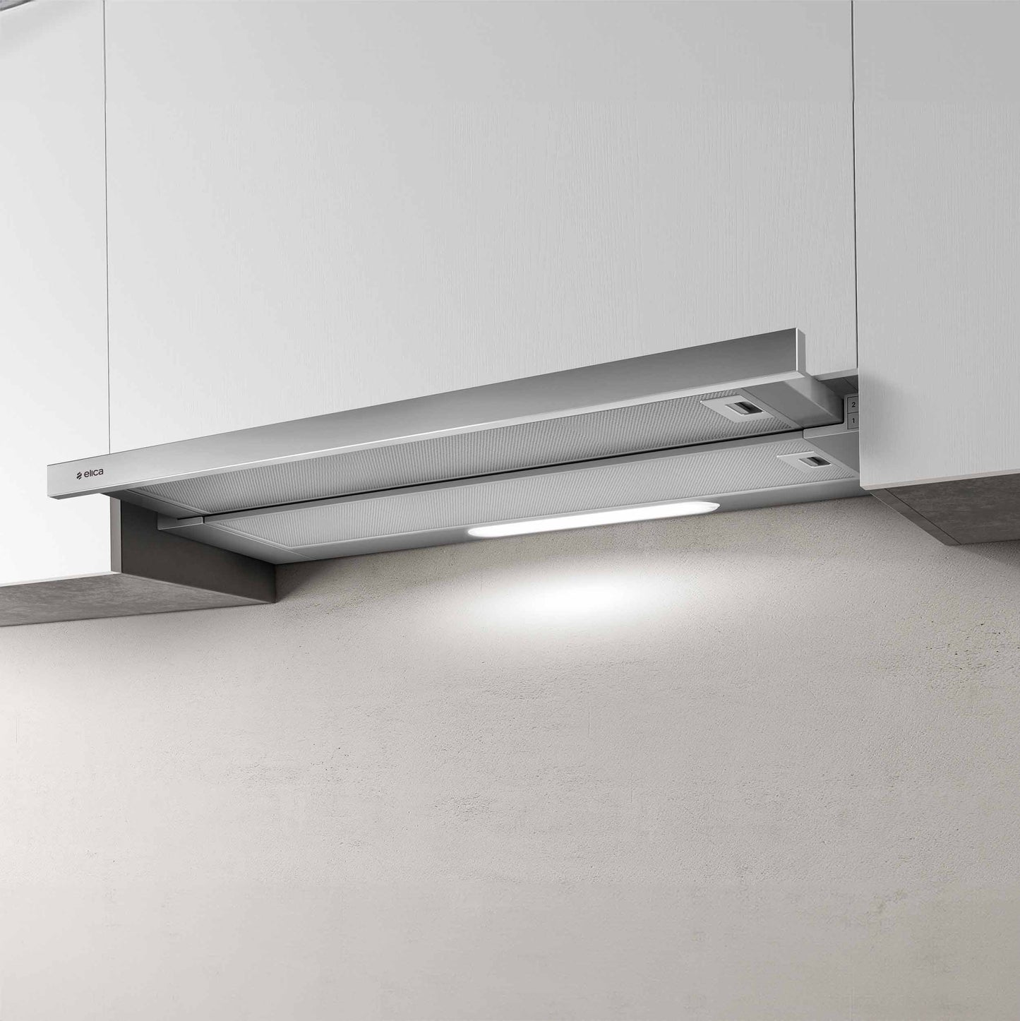 Elica ELITE 14 LUX GRIX/A/90 – Stijlvolle Grijze inbouwdampkap - 90CM