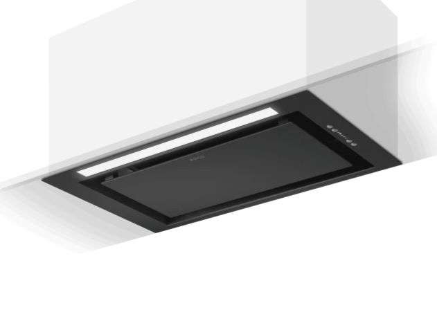 LANE BL MAT/A/52 Inbouwdampkap van Elica | Zwart Mat Design voor Hangkastmontage - 60CM