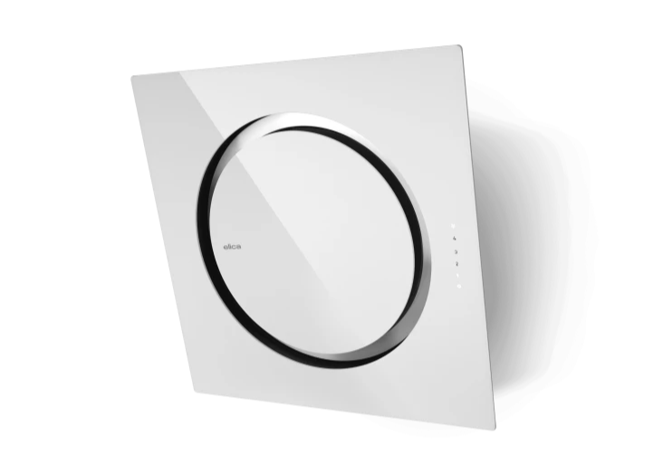 Witte wanddampkap Elica OM AIR WH/F/75 – Modern design