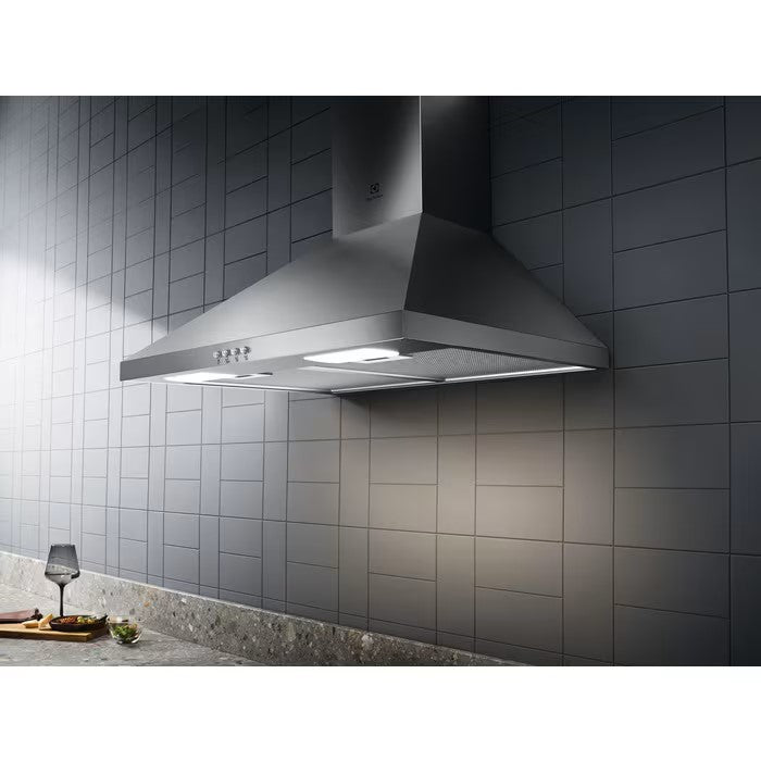 Electrolux LFC316X – Strakke RVS Wandschouwafzuigkap met Krachtige Afzuiging