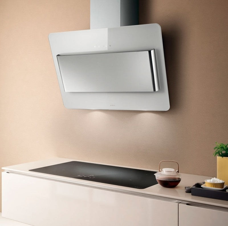 Elica BELT WH/F/80 – 80 cm Witte Plafonddampkap met LED-verlichting
