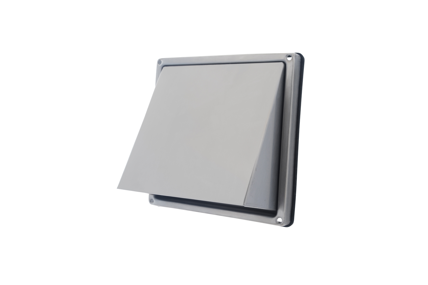 Buitenluchtrooster met weerscherm- RVS - 125 Ø