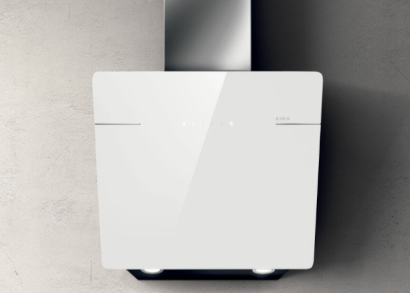 Elica L'ESSENZA WH/A/60 wanddampkap van 60 cm breed in wit design, krachtige afzuiging