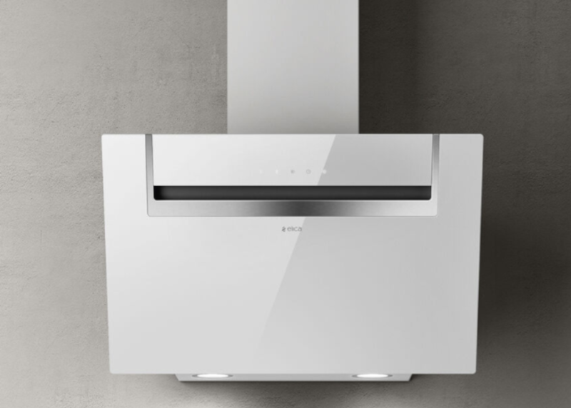 Elica SHEEN-S WH/A/60 wanddampkap van 60 cm breed in wit, krachtige afzuiging