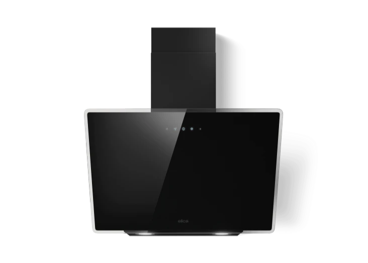 Elica SHIRE BL/A/60 mat zwarte wanddampkap van 60 cm, modern en compact