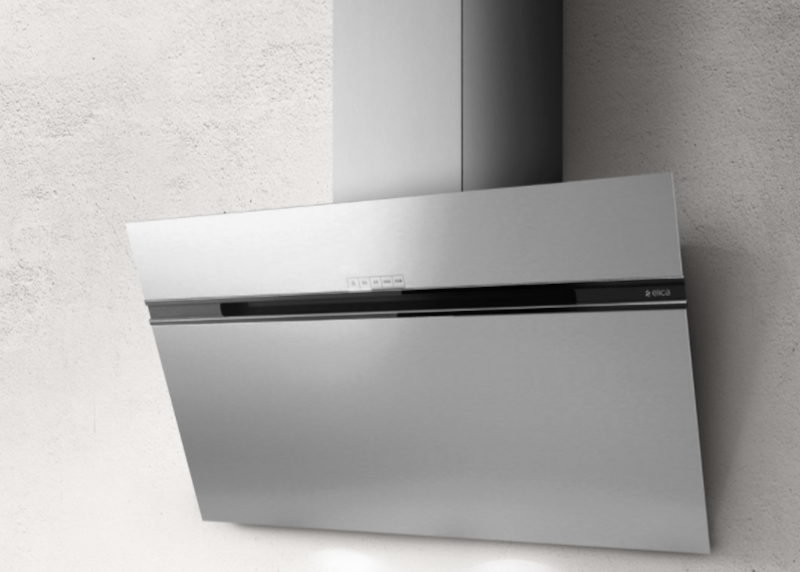 Elica STRIPE IX/A/60/LX RVS wanddampkap, 60 cm breed met LED-verlichting.
