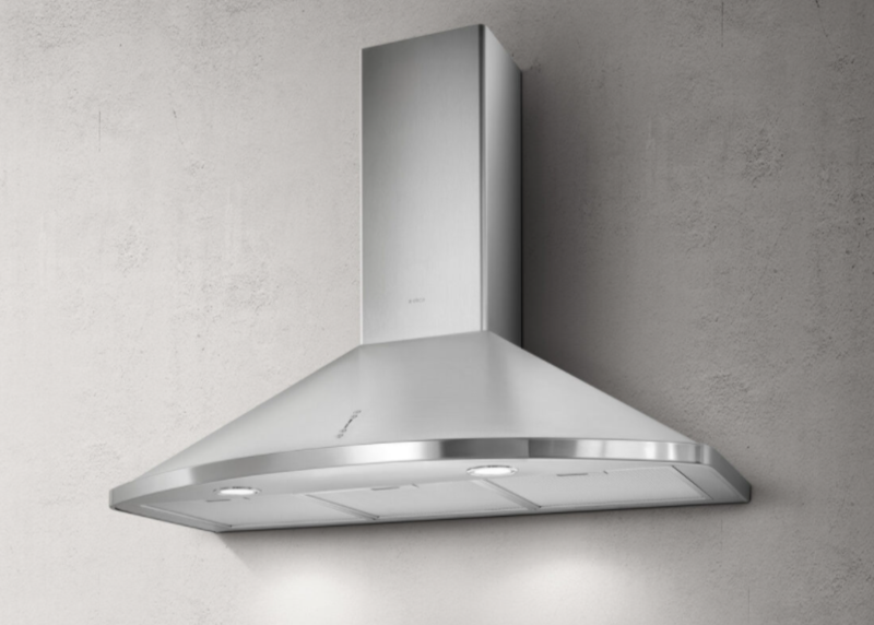 Elica SUN LITE IX/A/90 wanddampkap van 90 cm in roestvrij staal
