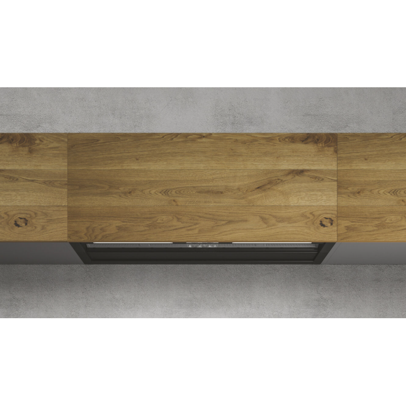 Design dampkap RULES NAKED/F/90 met gepatenteerd condensopvangsysteem, 90 cm breed.