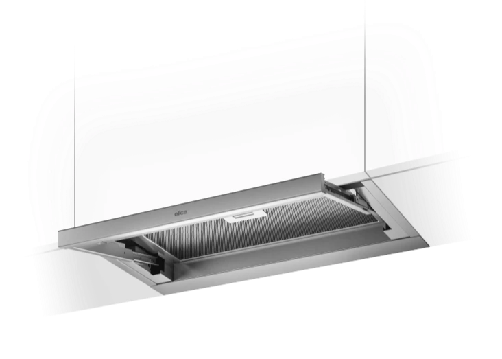 LEVER IX/A/56 inbouwdampkap van Elica met minimalistisch design en efficiënte afzuiging.