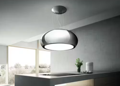 Elica SEASHELL IX/F/80 – Hoogglanzende RVS Hangende Afzuigkap met Stijlvol Design