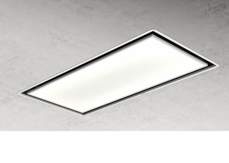 SKYDOME H16 A/100 – Plafondafzuigkap met verstelbare ledverlichting en geruisloze afzuiging