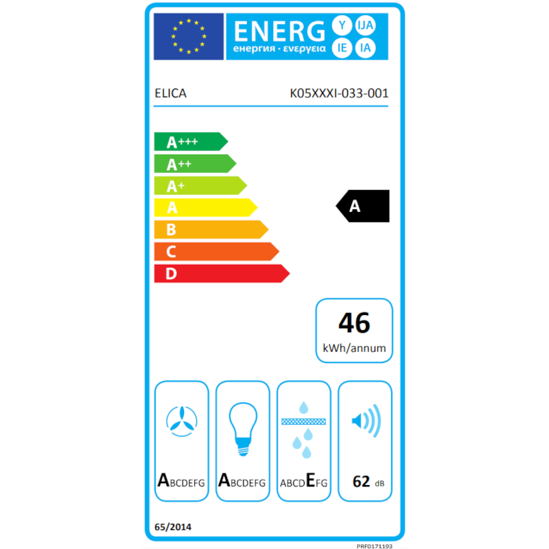 Heldere verlichting en duurzame vet- en geurfilters van de WAVE UX IX/F/51 afzuigkap