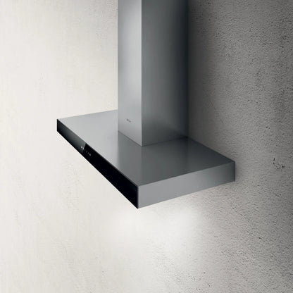 Elica JOY BLIX/A/90 – 90 cm Wandafzuigkap in Roestvrij Staal en Zwart Glas