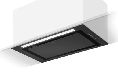 LANE BL MAT/A/52 Inbouwdampkap van Elica | Zwart Mat Design voor Hangkastmontage - 60CM