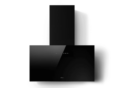 Elica PLAT BL/F/80 – 80 cm Design Dampkap in Zwart Glas met Wifi en Bluetooth