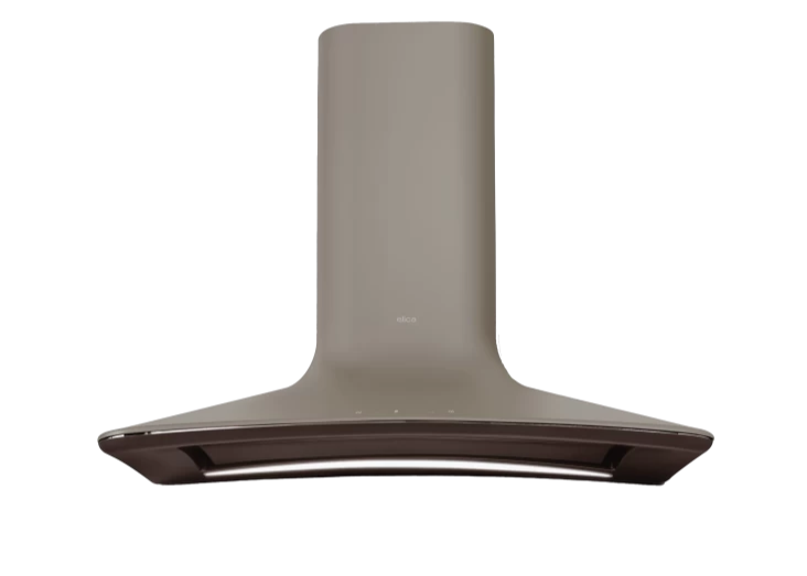 Elica TAUPE/F/85 – Wandafzuigkap in zachte taupe kleur