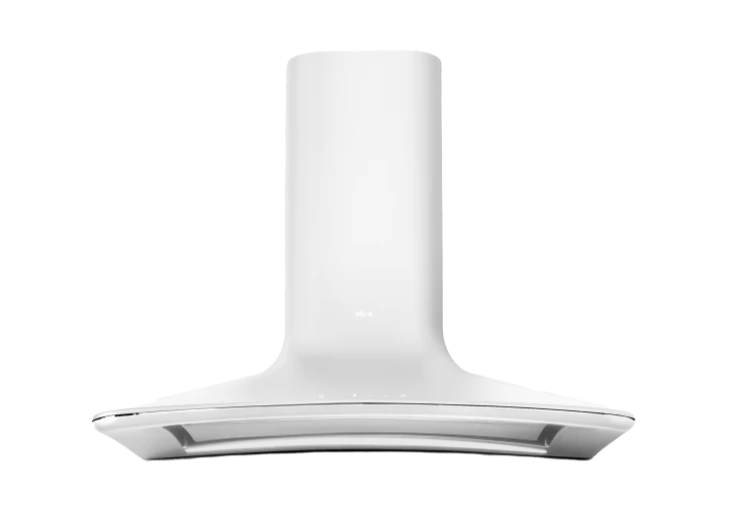 Elica SWEET WHITE F/85 – Wandafzuigkap in mat witte Afwerking