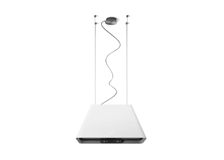 IKONA LIGHT WH/F/60 – Piramidevormige Mat Witte Afzuigkap