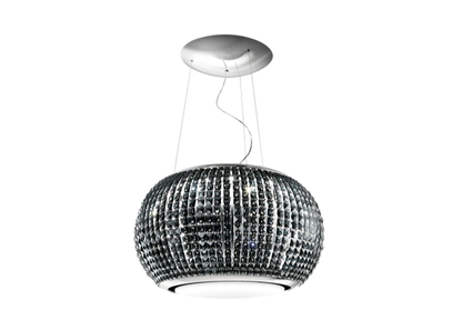 INTERSTELLAR BL/F/65 – Luxe Eilanddampkap met Zwart Glas
