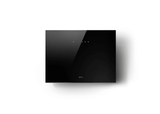 Elica PLAT BL/F/55 – 55 cm Design Dampkap in Zwart Glas met Wifi en Bluetooth