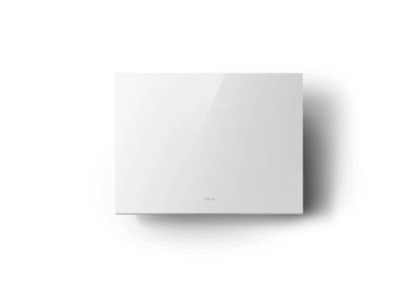 Elica PLAT WH/F/55 – Strakke 55 cm Wandafzuigkap in Wit Glas met Slimme Technologie