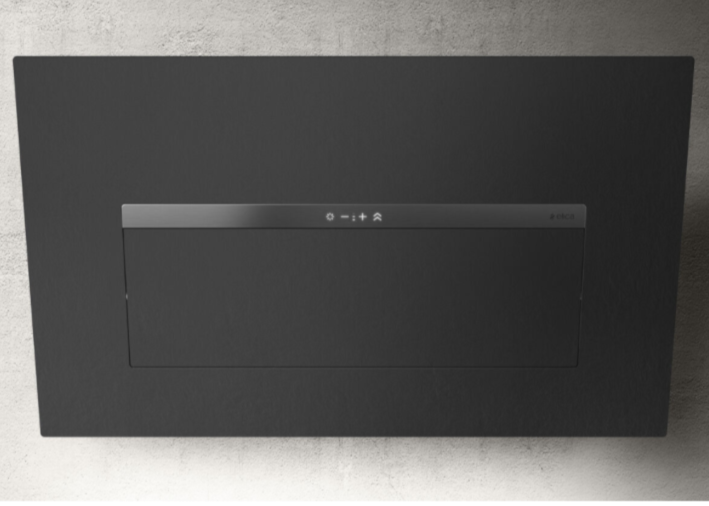 Elica BLOOM-S DEKT/A/85 hangende dampkap met GRES DEKTON®, perfect voor open keukens, 85 cm breed.