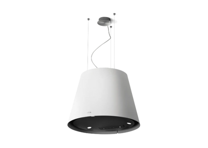 EASY UX WH/F/50 hangende afzuigkap in witte afwerking met klassiek design en LED verlichting