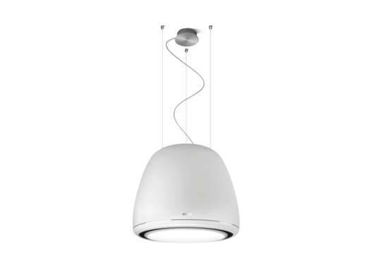 EDITH CLASSIC/F/50 hangende afzuigkap in soft touch witte afwerking