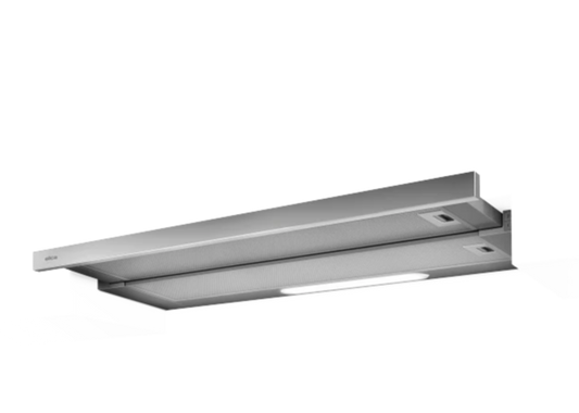 Afbeelding van de Elica ELITE 14 LUX GRIX/A/60 inbouwdampkap in grijze kleur en roestvrij staal.