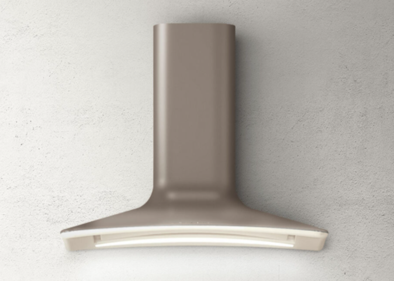 Elica SWEET UMBER/F/85 wandafzuigkap met warme umberkleurige afwerking