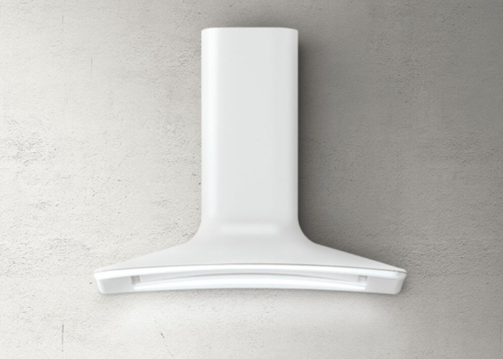 Elica SWEET WHITE F/85 wandafzuigkap met strakke witte afwerking