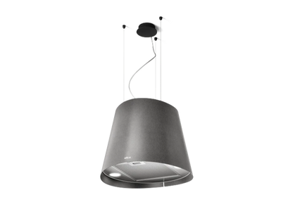 JUNO URBAN CAST IRON/F/50 ronde hangdampkap met gietijzer effect, ideaal voor industriële keukens