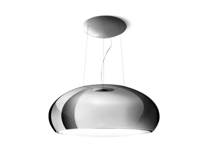SEASHELL IX/F/80 in hoogglans roestvrij staal, elegant en krachtig boven de kookplaat